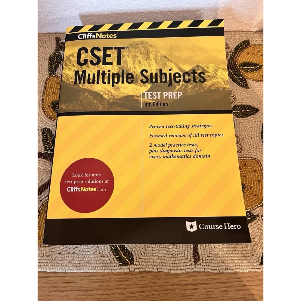 CliffsNotes CSET Multiple Subjects: - Paperback, by Fisher M.A. Stephen; - Good